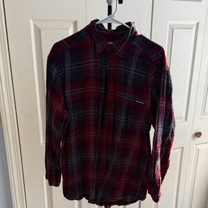 Men's Wolverine Red Plaid Shirt